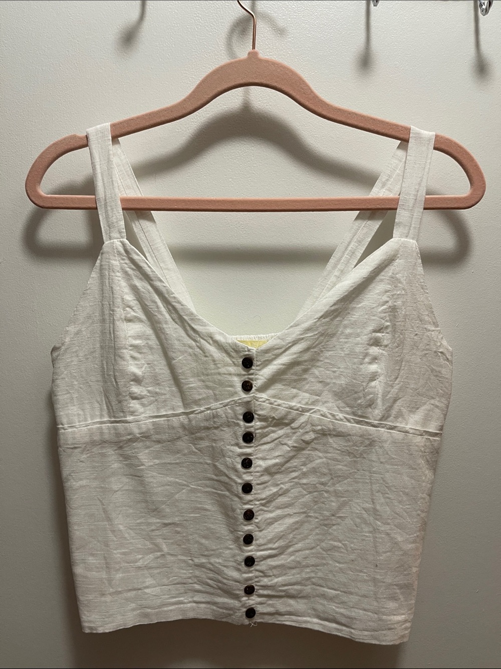 Linen Blend Everyday Crop Top